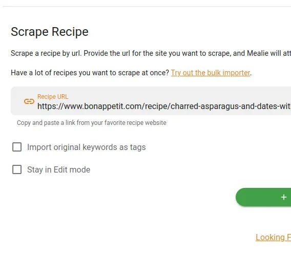 Scraping Recipe Image